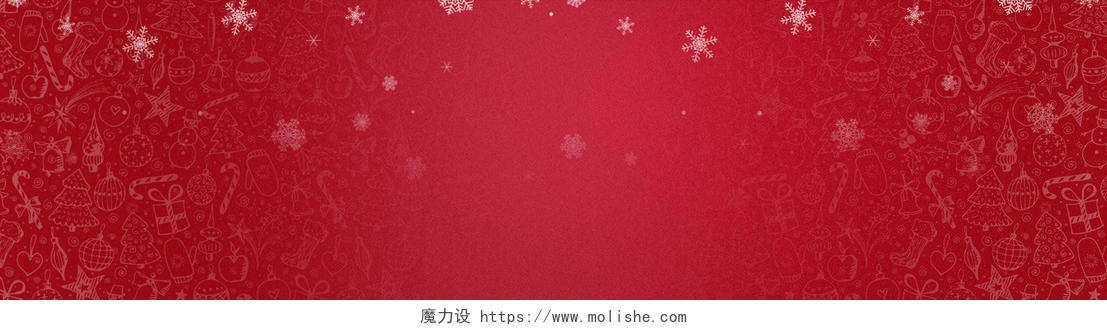 大红渐变卡通手绘纹理圣诞节海报背景网页背景
